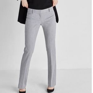 Women's Gray Tab Waist Barely Boot Columnist Pant